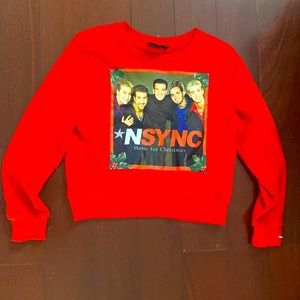 VINTAGE *NSYNC Christmas Sweater Size Large L